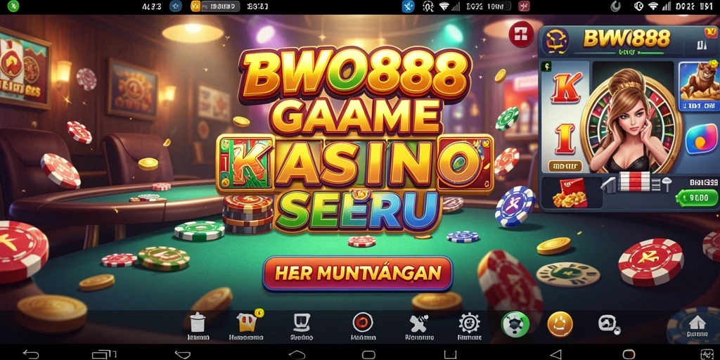 Screenshot BWO888 menunjukkan gameplay Kasino yang menarik dan menghibur.