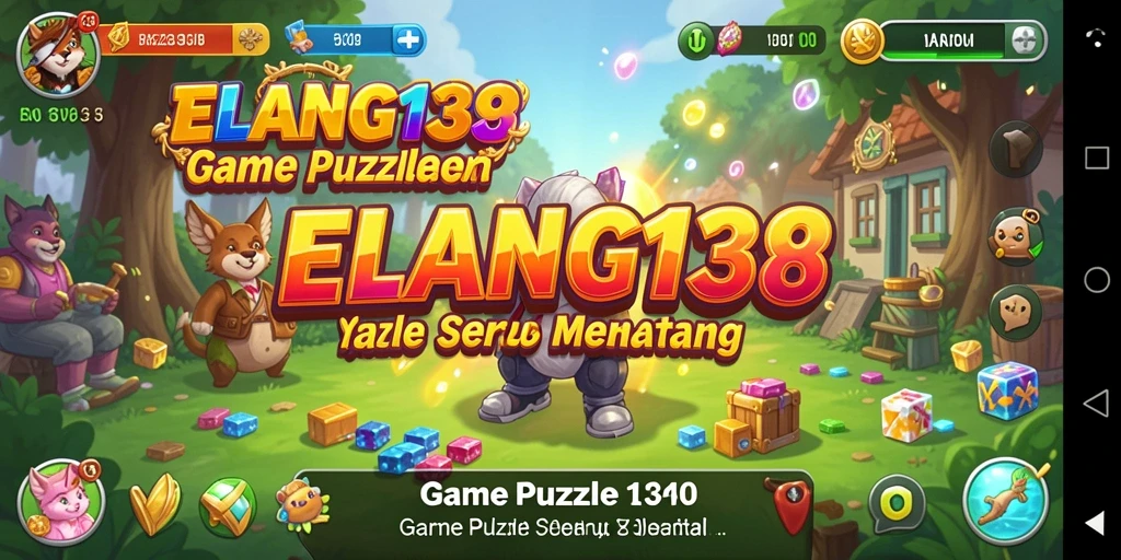 Tampilan menarik dan gameplay Puzzle yang menantang di ELANG138.