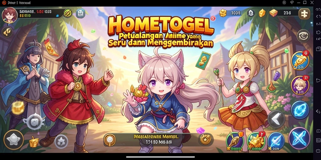 Tampilan gameplay HOMETOGEL yang memukau dan penuh aksi.