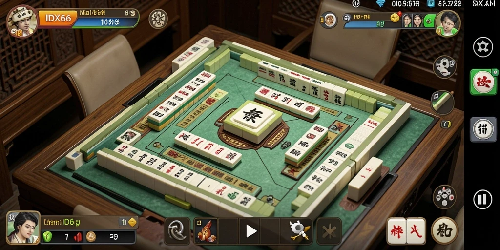 Tampilan gameplay Mahjong IDX66 yang seru dan menarik.