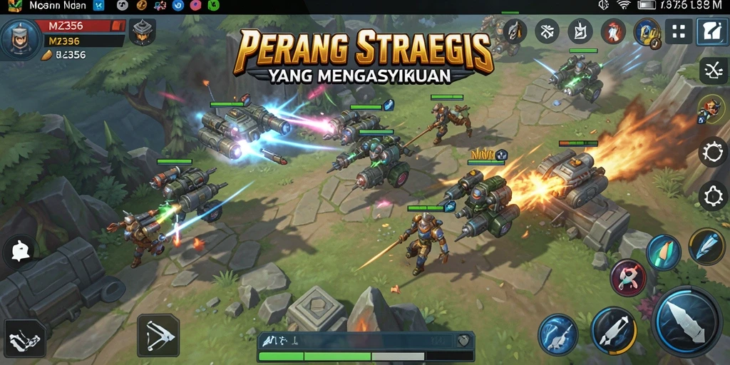 Tampilan gameplay MZ356 yang menarik dan strategis.