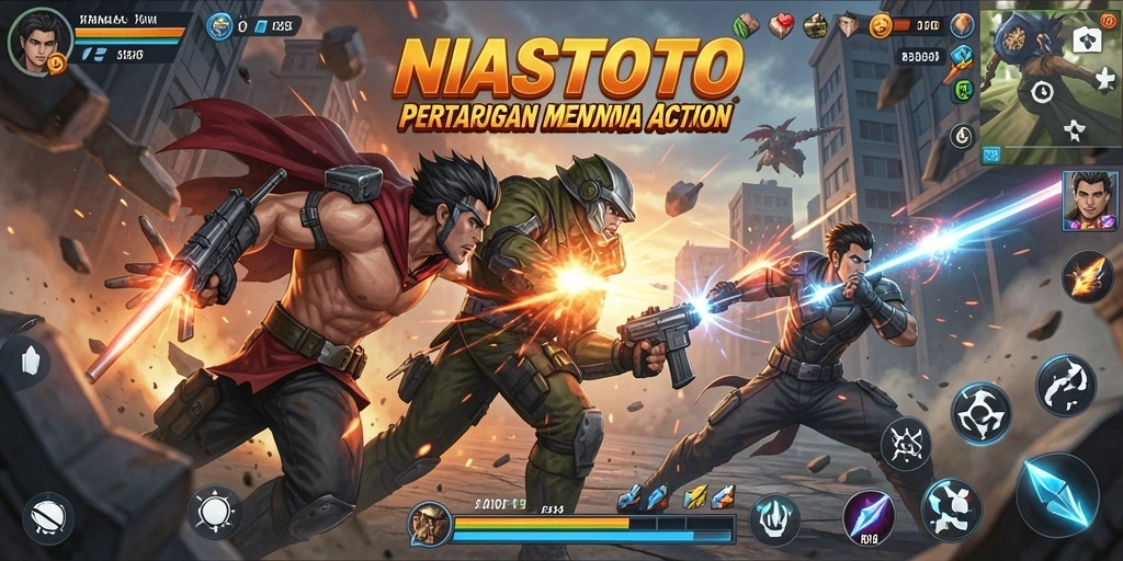 Tangkapan layar permainan NIASTOTO menampilkan aksi seru dan dinamis.