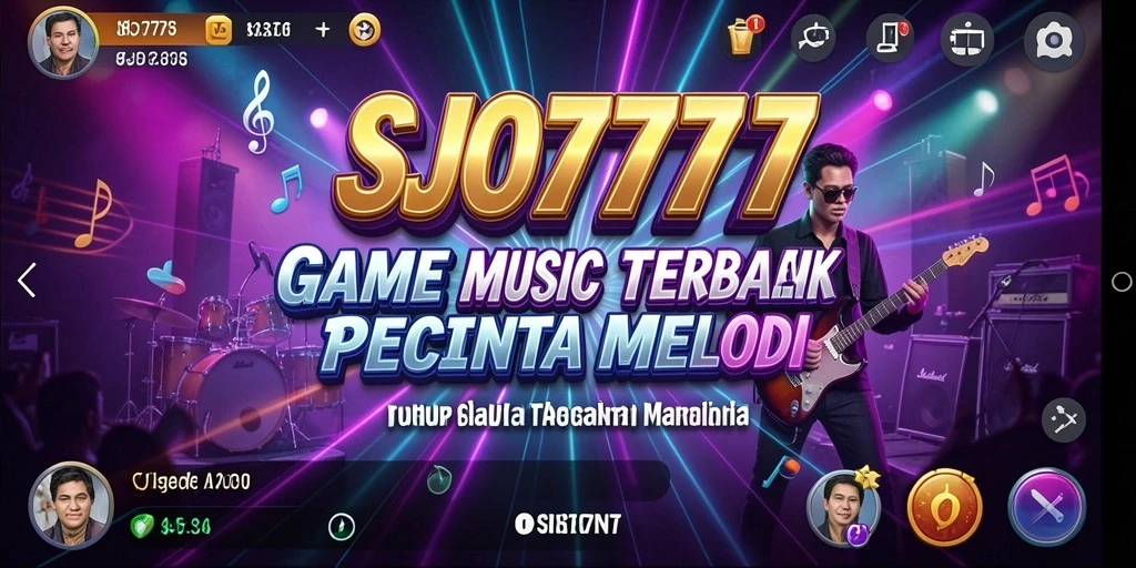 Tampilan gameplay seru SJO777 dengan aksi musik yang mendebarkan.
