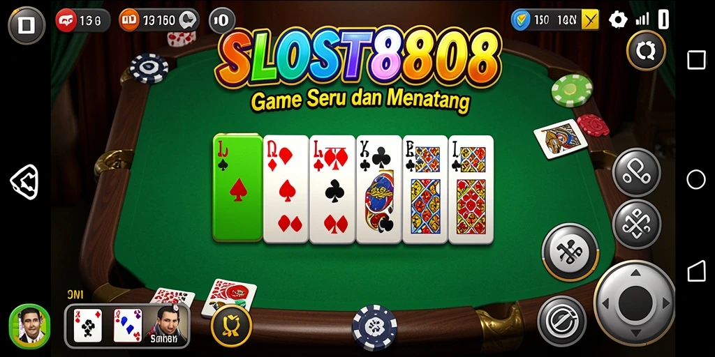 Tampilan gameplay seru dari SLOST8808 yang menarik dan kompetitif.