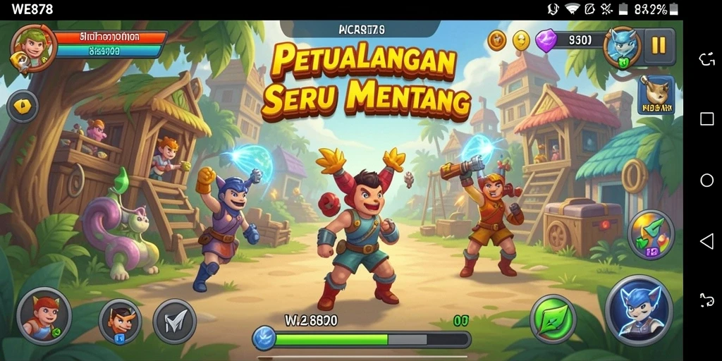 Tampilan gameplay seru dari WE878 di kategori Arcade.