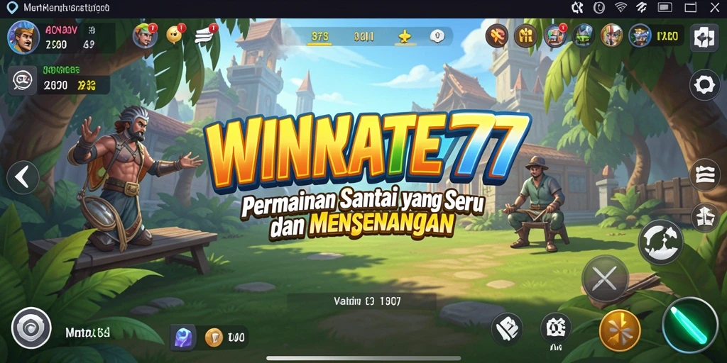 Screenshot gameplay WINRATE777 menunjukkan keseruan bermain game Casual.